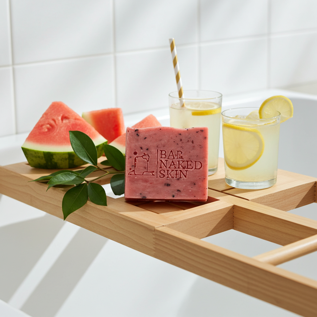 Watermelon Lemonade Vegan Soap Bar
