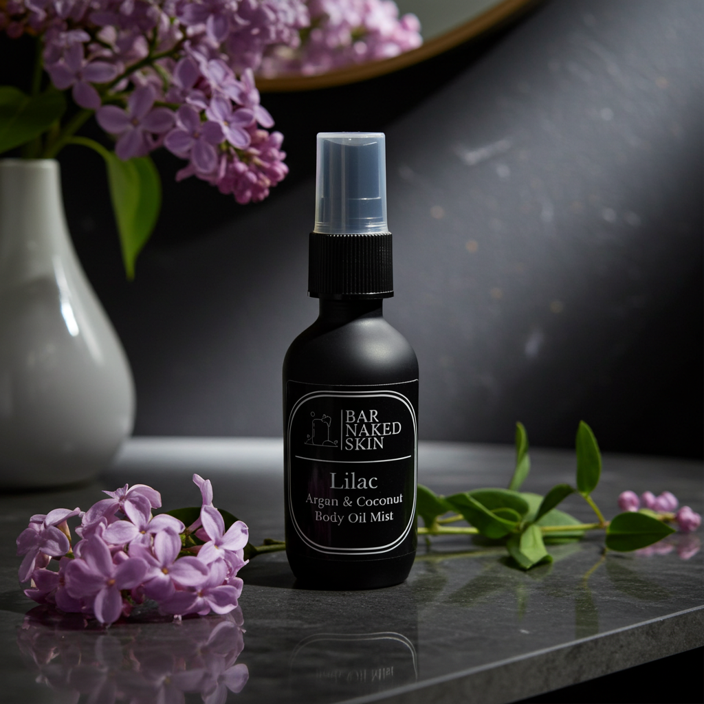 Glow All Day with Bar Naked Skin Body Oil Mist