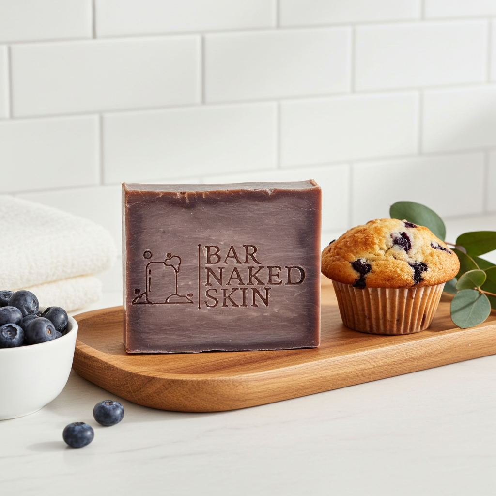 Blueberry Muffin Soap Bar