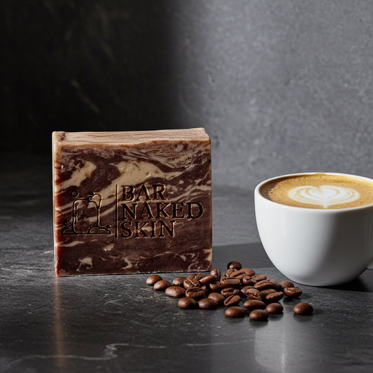 Coffee and Cream Goat Milk Soap Bar