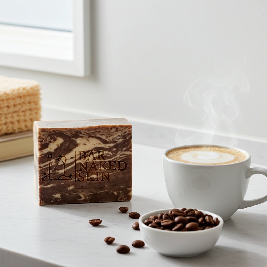 Coffee and Cream Goat Milk Soap Bar