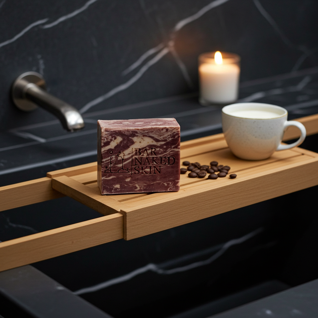 Coffee and Cream Goat Milk Soap Bar