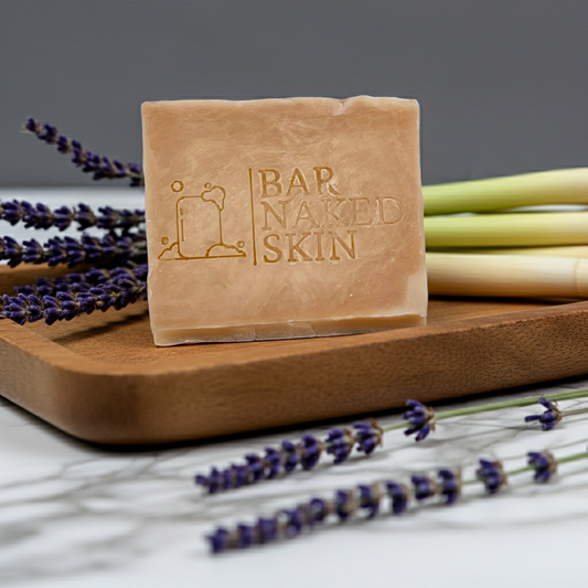 Lavender Lemongrass Castile Goat Milk Soap Bar