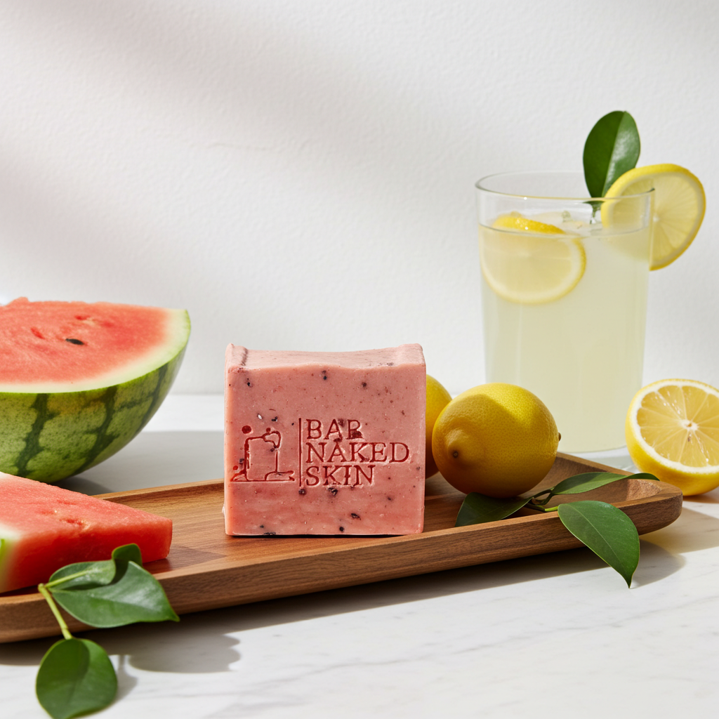 Watermelon Lemonade Vegan Soap Bar